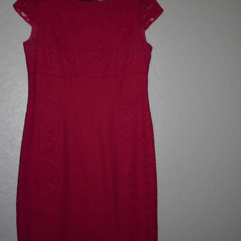 Pink, lace dress